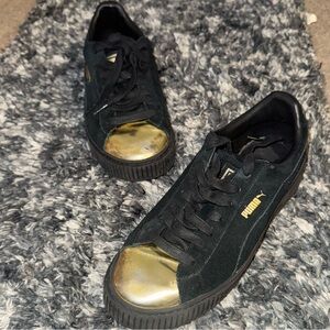 Suede Puma Platforms